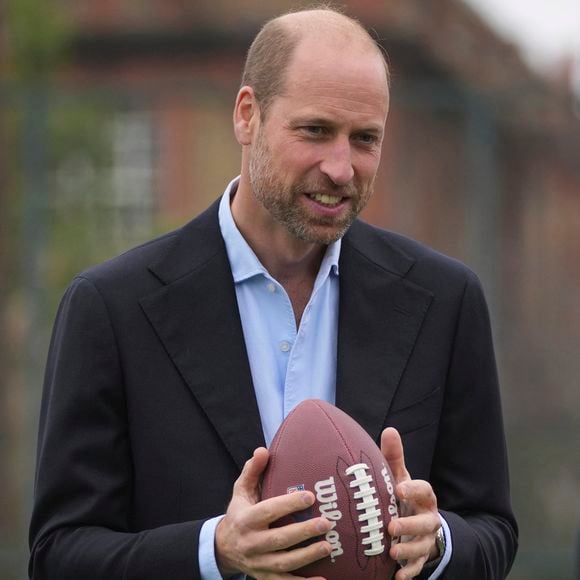 Le prince William, prince de Galles assiste à un événement de la NFL Foundation UK, un format de football américain inclusif et rapide à Kennington Park, Londres le 15 octobre 2024.
© Kin Cheung/WPA-Pool via Julien Burton / Bestimage