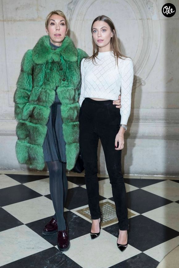 Mathilde Favier et sa fille Heloise Agostinelli - Photocall du défilé de mode "Christian Dior", collection prêt-à-porter automne-hiver 2018/2019, à Paris. Le 27 février 2018
© Olivier Borde / Bestimage