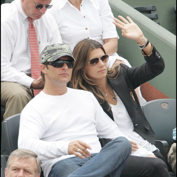 David Hallyday et sa femme Alexandra Pastor - Tournoi de Roland Garros en 2007

RINDOFF-MACAULT / BESTIMAGE