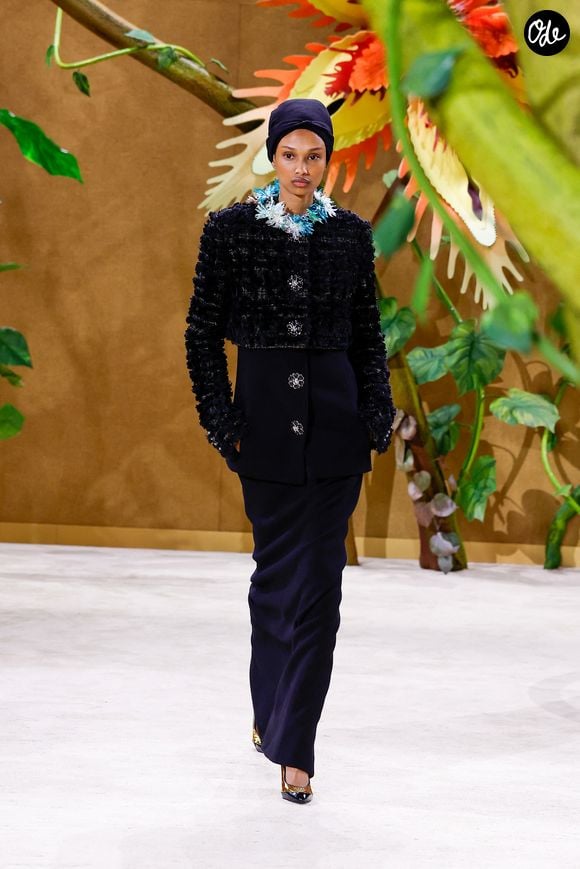 Défilé de mode Chanel Collection Haute Couture Automne/Hiver 2026-2027 lors de la Fashion Week de Paris (PFW) au Grand Palais, à Paris, France, le 7 juillet 2026. © Bestimage