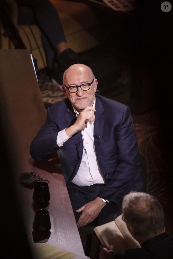 Exclusif - Alain Jakubowicz - Enregistrement de l'émission "On Est En Direct" (OEED), présentée par L.Ruquier et diffusée en direct le 15 mai 2021 sur France 2, Paris, le 15 mai 2021. 
© Jack Tribeca / Bestimage