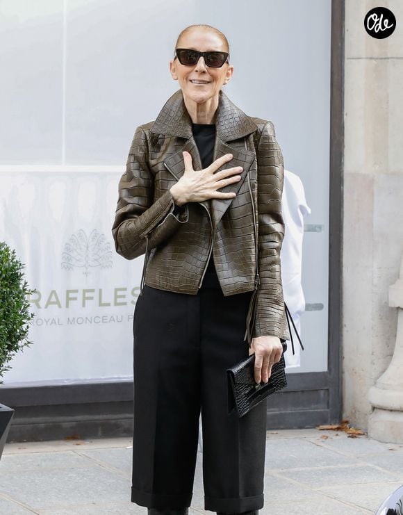 Céline Dion - Céline Dion acclamée par ses fans à la sortie du palace Royal Monceau à Paris. Céline Dion fait son grand retour sur scène à Paris avec une série de concerts exceptionnels à la Paris La Défense Arena du 12 septembre au 17 octobre 2026. Seize dates exclusives en septembre et octobre 2026, ainsi que dix dates en mai 2027, pour un spectacle qui s'annonce d'ores et déjà historique. Paris le31/08/2026.
© Marc Ausset Lacroix / Bestimage