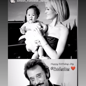 Capture d'écran de la story Instagram de Læticia Hallyday.