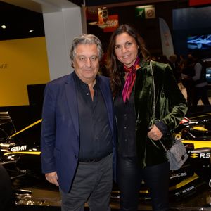 Exclusif - Christian Clavier et sa femme Isabelle de Araujo - Soirée Renault à l'occasion de l'ouverture de la 120ème édition du Mondial de l'Automobile 2018 au Paris Expo Porte de Versailles à Paris le 2 octobre 2018. © Rachid Bellak/Bestimage