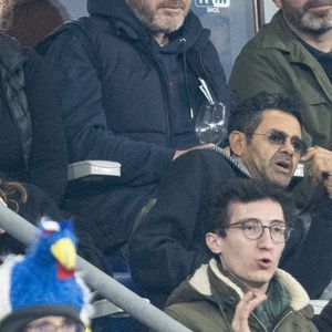 Jamel Debbouze avec sa femme Mélissa Theuriau et leur fille Lila Debbouze dans les tribunes du quart de finale de la Ligue des Nations de l'UEFA 2025 "France - Croatie (2-0 / tab 5-4)" au Stade de France à Saint-Denis le 23 mars 2025.

© Cyril Moreau/Bestimage