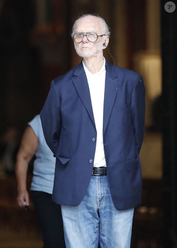 Christian Brincourt - Obsèques de Jean-Paul Belmondo en en l'église Saint-Germain-des-Prés, à Paris le 10 septembre 2021.

© Cyril Moreau / Bestimage