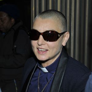 Sinead O' Connor se rend a son concert a Stockholm en Suede le 15 mai 2013.