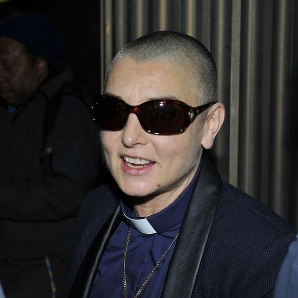 Sinead O' Connor se rend a son concert a Stockholm en Suede le 15 mai 2013.