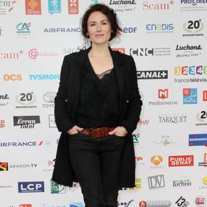 François Vincentelli et Elsa Lunghini pour "Parole contre parole" - 20ème anniversaire du Festival des Créations Télévisuelles de Luchon, France, le 10 février 2018. © Patrick Bernard/Bestimage