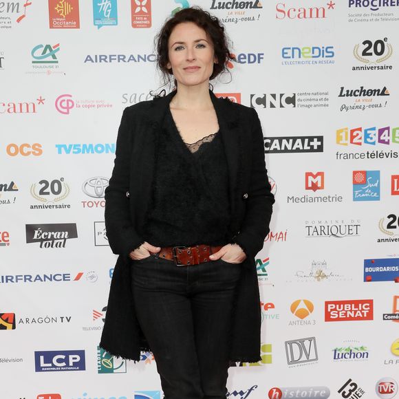 François Vincentelli et Elsa Lunghini pour "Parole contre parole" - 20ème anniversaire du Festival des Créations Télévisuelles de Luchon, France, le 10 février 2018. © Patrick Bernard/Bestimage