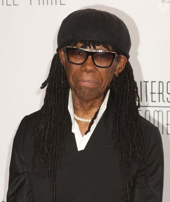 13 juin 2024 New York, États-Unis : l'auteure-compositrice-interprète NILE RODGERS vue lors de l'arrivée sur le tapis rouge du gala d'intronisation et de remise des prix du Songwriters Hall of Fame 2024, qui s'est tenu à l'hôtel Marriott Marquis. (Crédit photo : © Nancy Kaszerman/ZUMA Press Wire)