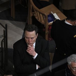 Elon Musk during official reopening ceremony of Notre-Dame Cathedral in Paris, France on December 7, 2024, after more than five-years of reconstruction work following the April 2019 fire. © Eliot Blondet/Pool/Bestimage