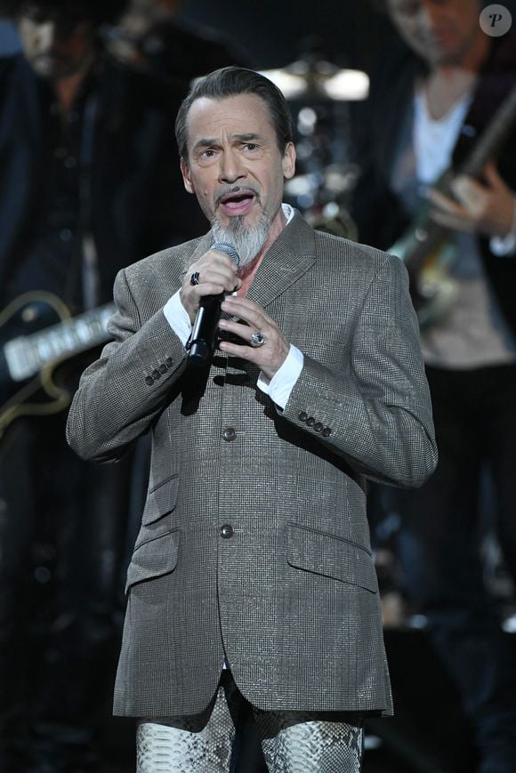 Florent Pagny lors de la 33e édition des Victoires De La Musique à La Seine Musicale le 9 février 2018 à Boulogne-Billancourt, France. Photo par Laurent Zabulon/ABACAPRESS.COM