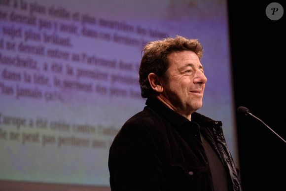 Patrick Bruel lors d'une soirée contre la montée de l'antisémitisme en Europe, organisée par le magazine "Regle du Jeu", le Conseil représentatif des institutions juives de France (CRIF) et d'autres institutions françaises, au Théâtre Antoine, à Paris, France, le 3 juin 2024. Photo by Pierrick Villette/ABACAPRESS.COM