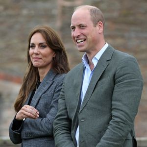 Le prince William et la princesse Kate (Middleton) de Galles en visite à l’association caritative We Are Farming Minds à Kings Pitt Farm à Hereford. Le 14 septembre 2023. Julien Burton / Bestimage