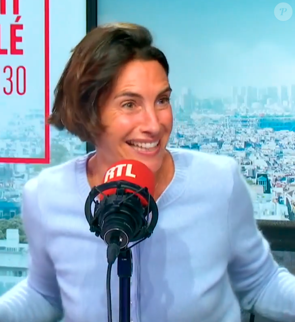 Alessandra Sublet, sur RTL le samedi 24 janvier.