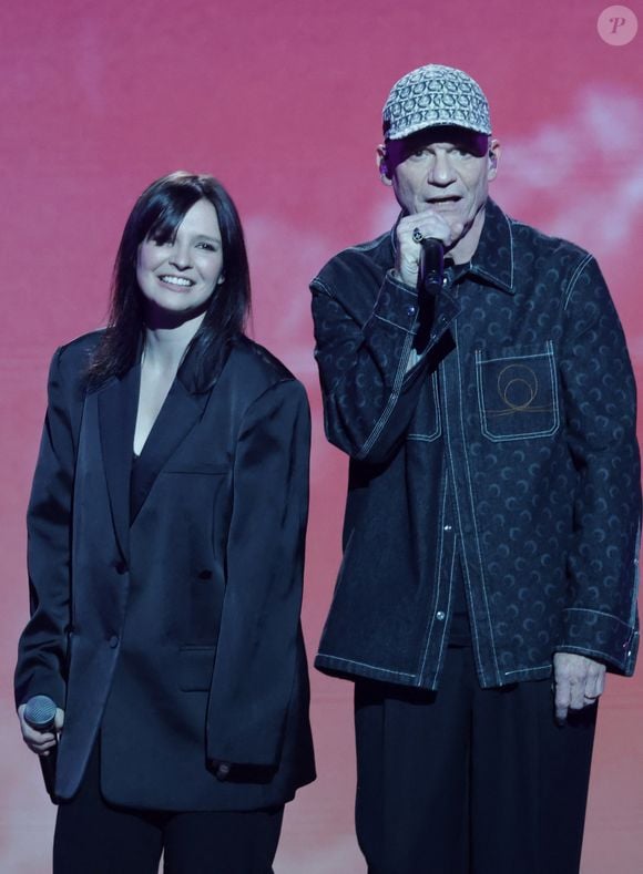 Exclusif - Gaetan Roussel et Anne Sila - Enregistrement du concert "Nos voix pour toutes", au profit de La fondation des femmes, à l'Adidas Arena à Paris, diffusée le 11 décembre sur TMC
© Coadic Guirec-Cyril Moreau / Bestimage