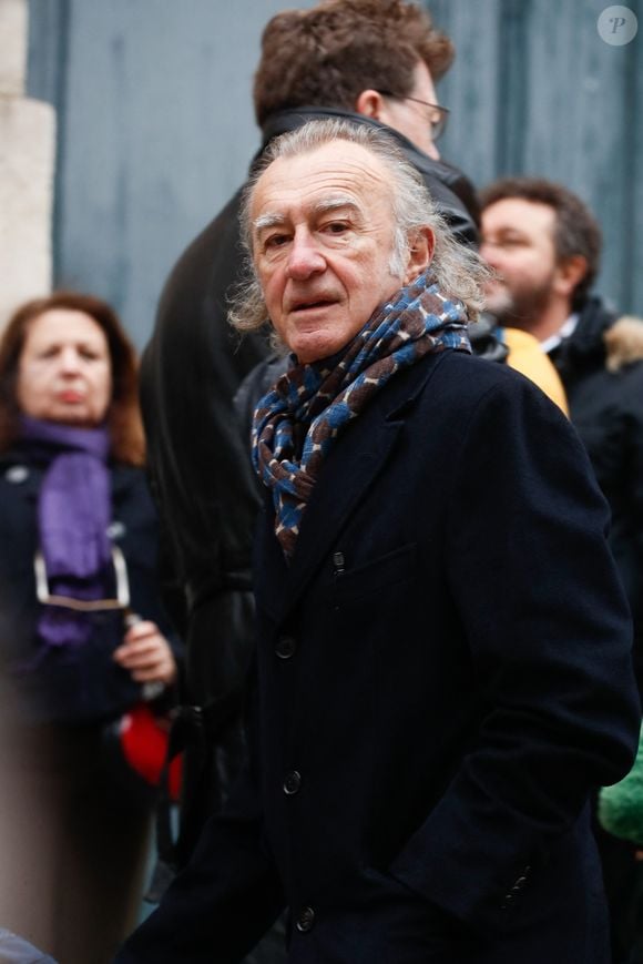 Christophe Malavoy - Arrivées aux obsèques de Niels Arestrup à l'Église Saint-Roch à Paris. Le 10 décembre 2024
© Christophe Clovis / Bestimage