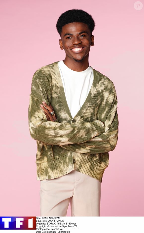 Portrait de Franck, candidat de la saison 12 de la "Star Academy'