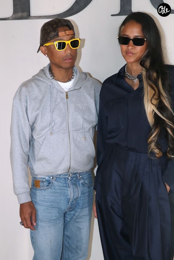 Pharrell Williams et Helen Lasichanh - Défilé de mode Dior Homme, Collection Printemps/Été 2027 - Photocall - dans le cadre de la Fashion Week de Paris, France, le 24 Juin 2026. 

© Bertrand Rindoff / Bestimage