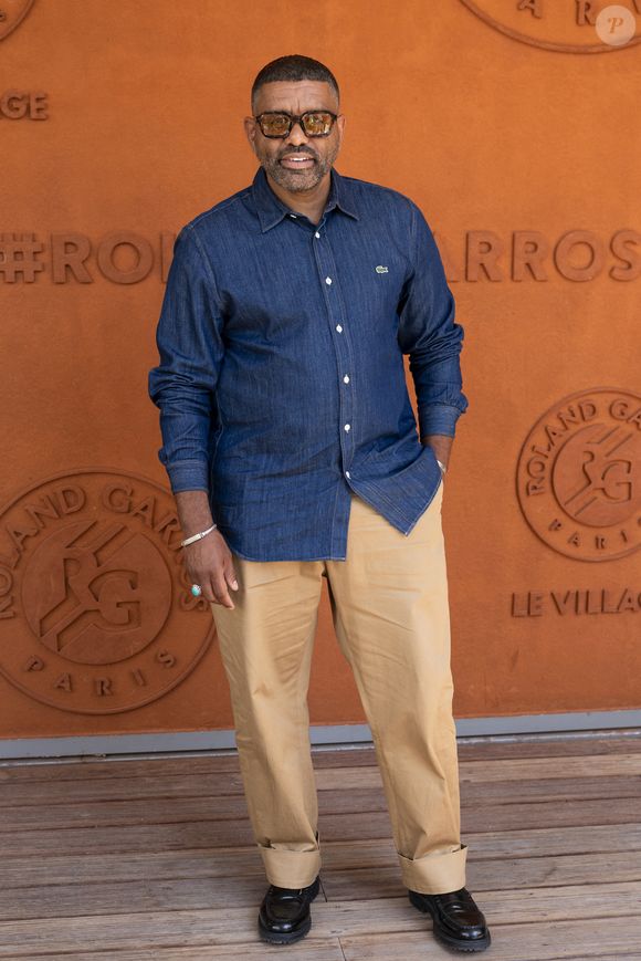 Youssef Hajdi au village lors des Internationaux de France de Tennis de Roland Garros 2025. Paris, le 30 mai 2025. 
© Moreau / Jacovides / Bestimage