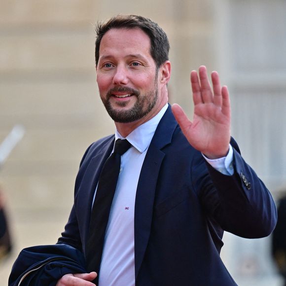 Thomas Pesquet - Arrivées au dîner d'état au palais de l'Elysée à Paris donné en l'honneur du roi et de la reine de Danemark le 31 mars 2025. © Christian Liewig / Bestimage