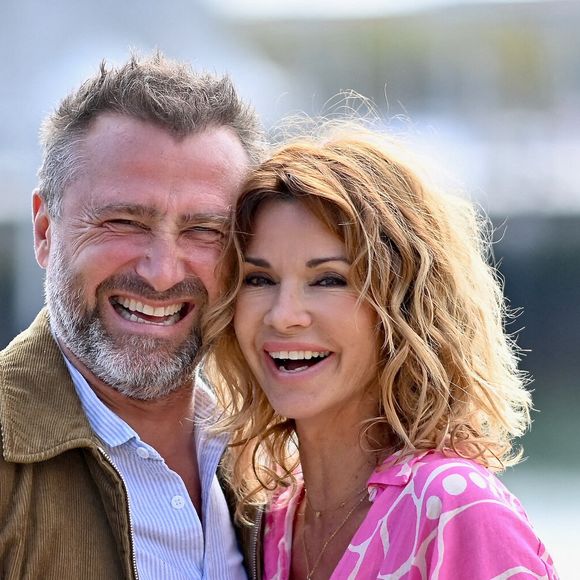 Ingrid Chauvin et Alexandre Brasseur assistent à la projection de « Demain Nous Appartient » lors du 25e Festival de fiction de La Rochelle, le 16 septembre 2023 à La Rochelle, en France. Photo de Franck Castel/ABACAPRESS.COM