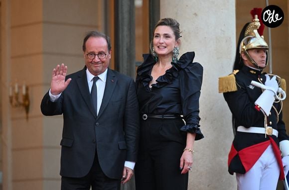 François Hollande et Julie Gayet - Dîner d'état de l'Elysée pour le président sud-coréen Lee Jae Myung le 8 septembre 2026 © Christian Liewig/Bestimage