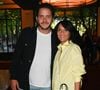Le compagnon de Florence Foresti livrait des chroniques dans "La Bande originale" de France Inter depuis 2021
Exclusif - Florence Foresti et son nouveau compagnon l'humoriste Suisse, Alexandre Kominek - People à la 100ème du spectacle de Vincent Dedienne "Un soir de gala" aux théâtre Marigny à Paris le 27 juin 2022. © Coadic Guirec/Bestimage