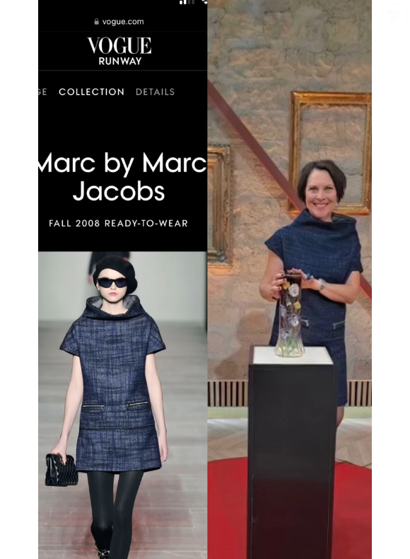 En effet, Laetitia Mercier a opté pour un modèle Marc Jacobs datant de 2008.

Laetitia Mercier, acheteuse dans "Affaire conclue".