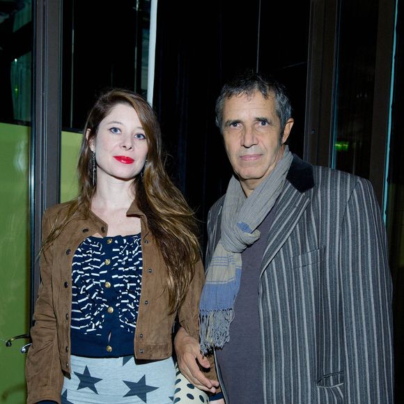 Exclusif - Julien Clerc et sa femme Helene Gremillon - Avant-premiere du film "Les Garcons et Guillaume, a table !" de Guillaume Gallienne au cinema Katara au Royal Monceau-Raffles a Paris. Le 4 octobre 2013