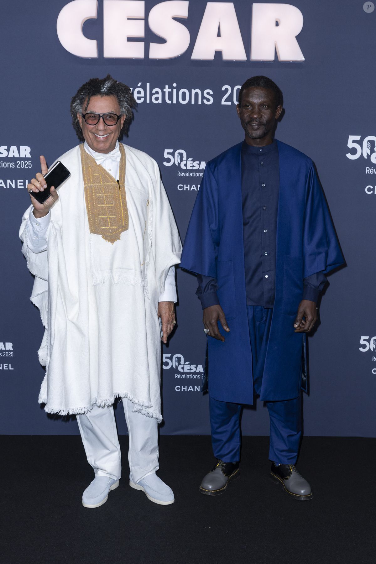 Photo : Nicolas Sawalo Cissé et Ibrahima Mbaye - Photocall de la soirée "Cesar Révélations 2025" au Trianon à Paris le 20 janvier 2025. © Olivier Borde / Bestimage - Purepeople