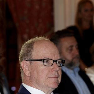 Exclusif - Le prince Albert II de Monaco - Vente de charité de l'Association Antoine Alléno "Formula One For Life" qui a réuni le monde de la Formule 1 autour de la sécurité routière à l'hôtel Hermitage à Monaco, le 5 mai 2026, en marge du Grand Prix de F1. © Claudia Albuquerque/Bestimage