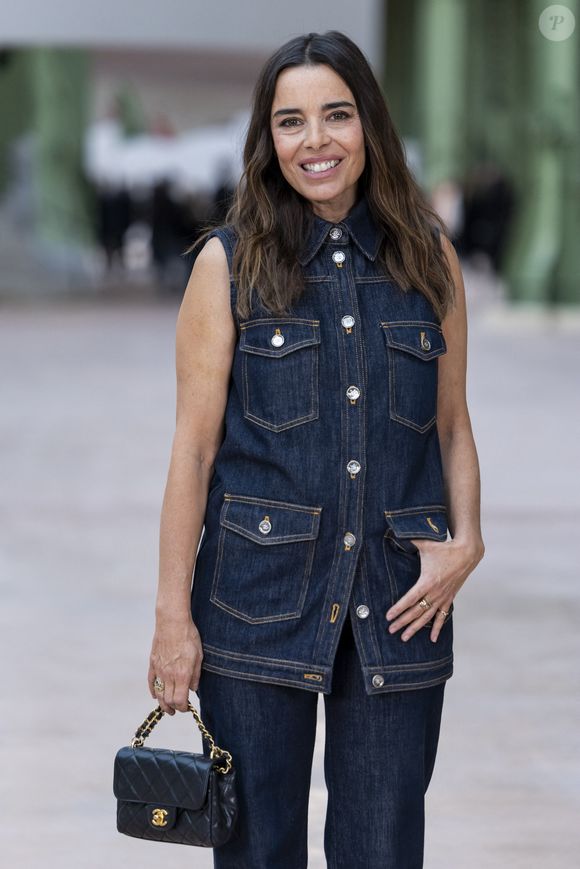 Élodie Bouchez au défilé Chanel au Grand Palais, "Collection Haute Couture Printemps/Eté 2025" lors de la Fashion Week de Paris (PFW), le 28 janvier 2025. 
© Olivier Borde / Bestimage