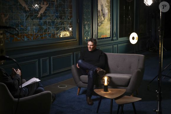 Exclusif - Pascal Elbé pendant l’enregistrement d’Olympiascope, à l’Olympia, présenté par B.Montiel et diffusée le 28 avril 2025 sur Olympia TV, à l’Olympia à Paris, France. © Jack Tribeca/Bestimage