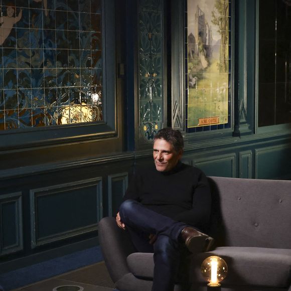 Exclusif - Pascal Elbé pendant l’enregistrement d’Olympiascope, à l’Olympia, présenté par B.Montiel et diffusée le 28 avril 2025 sur Olympia TV, à l’Olympia à Paris, France. © Jack Tribeca/Bestimage