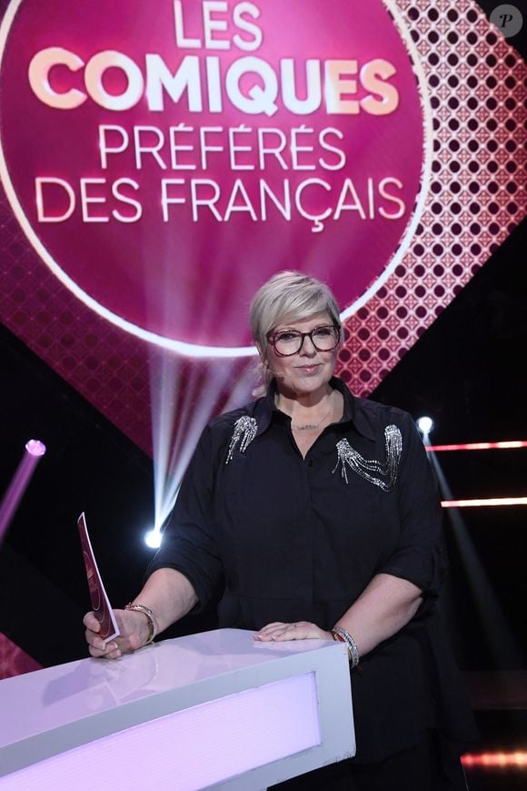 Exclusif - Laurence Boccolini - Enregistrement de l'émission "Les Comiques Préférés des Français", présentée par L.Boccolini, et diffusée le 2 avril sur France 2
© Giancarlo Gorassini / Bestimage