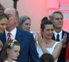 Toute la famille était réunie pour l'occasion, y compris Charlotte Casiraghi

Alexandra de Hanovre, Charlotte Casiraghi, Balthazar Casiraghi-Rassam, le Prince Albert II de Monaco, le Prince Jacques Grimaldi, la Princesse Gabriella Grimaldi, la Princesse Charlène de Monaco, Tatiana Santo Domingo lors de la célébration des 20 ans de règne du Prince Albert II de Monaco, sur la place du Palais à Monte-Carlo, Monaco, le 19 juillet 2025. Cyril Dodergny/Nice Matin/Bestimage