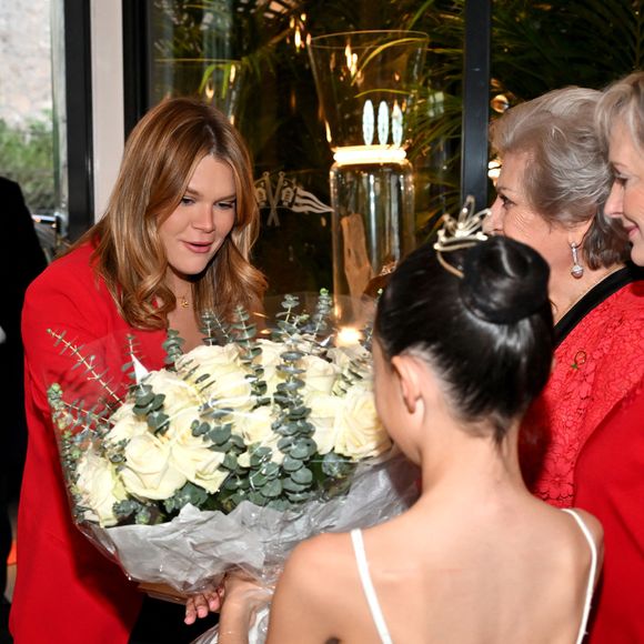 Et est engagée dans la prévention routière
 Camille Gottlieb durant la 8eme soirée du Coeur organisée par Femmes Leaders Mondiales Monaco au Yacht Club de Monaco, le 3 avril 2025. Au programme : tombola, défilé de mode, vente aux enchères d’œuvres... 
© Bruno Bebert/Bestimage