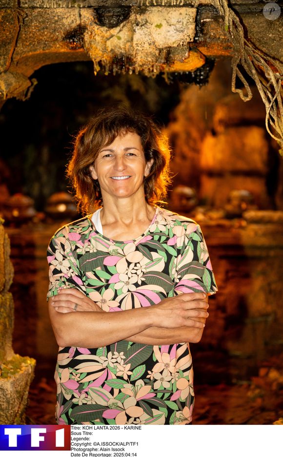 Karine dans "Koh-Lanta : les reliques du destin".