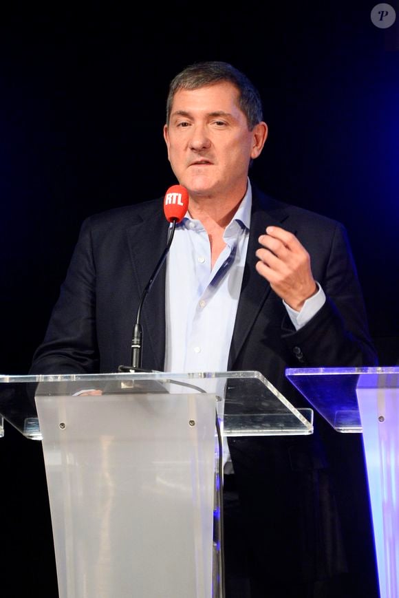Yves Calvi - Conférence de presse de rentrée du groupe RTL à Paris le 7 septembre 2016. © Coadic Guirec / Bestimage