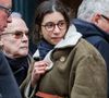 La cérémonie a été le théâtre de magnifiques discours dont ceux des filles de la défunte
Pia Laborde, la fille de C.Laborde - Arrivées aux obsèques de C.Laborde en l’église Saint-Roch à Paris, le 6 février 2025. Décédée le 28 janvier 2025 à l'âge de 73 ans, l'ancienne présentatrice météo de TF1 (1988 - 2017) était atteinte de la maladie neurodégénérative à corps de Lewy.
© Jacovides - Moreau / Bestimage
