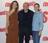 Il s'en est allé le lundi 12 janvier 2026. 
Olivia Courbis, Rolland Courbis et Clara Paban Courbis - Avant-première du film "Les Condés" au cinéma UGC Bercy à Paris. COADIC GUIREC / BESTIMAGE