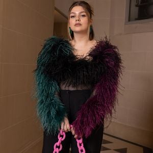 Louane - People au défilé de mode prêt-à-porter automne-hiver 2023/2024 "Germanier" lors de la fashion week de Paris. Le 6 mars 2023.
© Jeremy Melloul / Bestimage