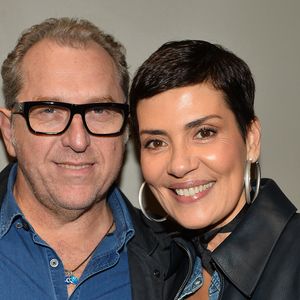 Cristina Cordula et son mari Frédéric Cassin - Célébrités pendant les concert du groupe Suprême NTM à l'AccorHotels Arena à Paris, France, les 8, 9 et 10 mars 2018. © Veeren/Bestimage
