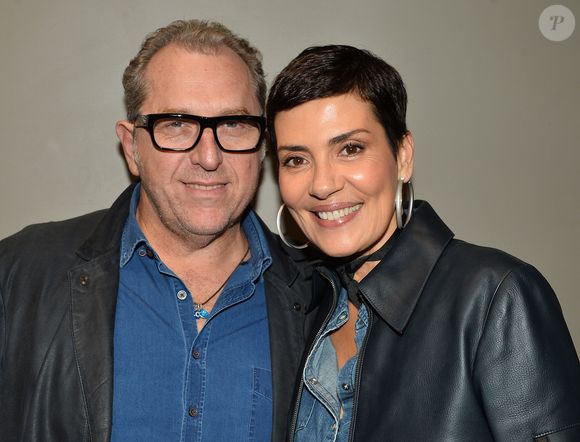 Cristina Cordula et son mari Frédéric Cassin - Célébrités pendant les concert du groupe Suprême NTM à l'AccorHotels Arena à Paris, France, les 8, 9 et 10 mars 2018. © Veeren/Bestimage