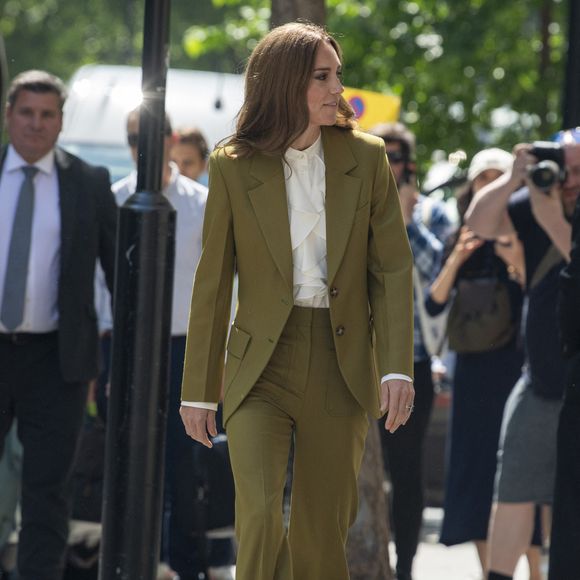 Catherine (Kate) Middleton, princesse de Galles, arrive aux studios "180 Strand" à Londres. GOFF INF / BESTIMAGE