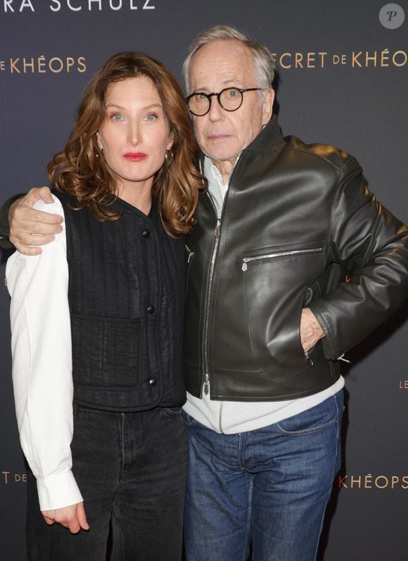 Julia Piaton et Fabrice Luchini - Avant-première du film "Le Secret de Khéops" au Cinéma Pathé Wepler à Paris le 27 février 2025. © Coadic Guirec/Bestimage
