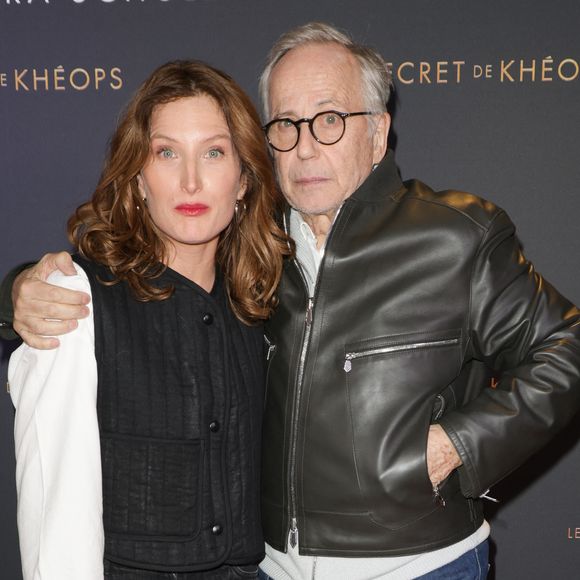 Julia Piaton et Fabrice Luchini - Avant-première du film "Le Secret de Khéops" au Cinéma Pathé Wepler à Paris le 27 février 2025. © Coadic Guirec/Bestimage