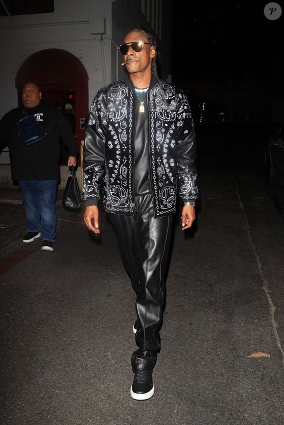 Beverly Hills, CA  - EXCLUSIVE  - Rapper Snoop Dogg looks stylish while leaving a party at Funke in Beverly Hills.



Pictured: Snoop Dogg